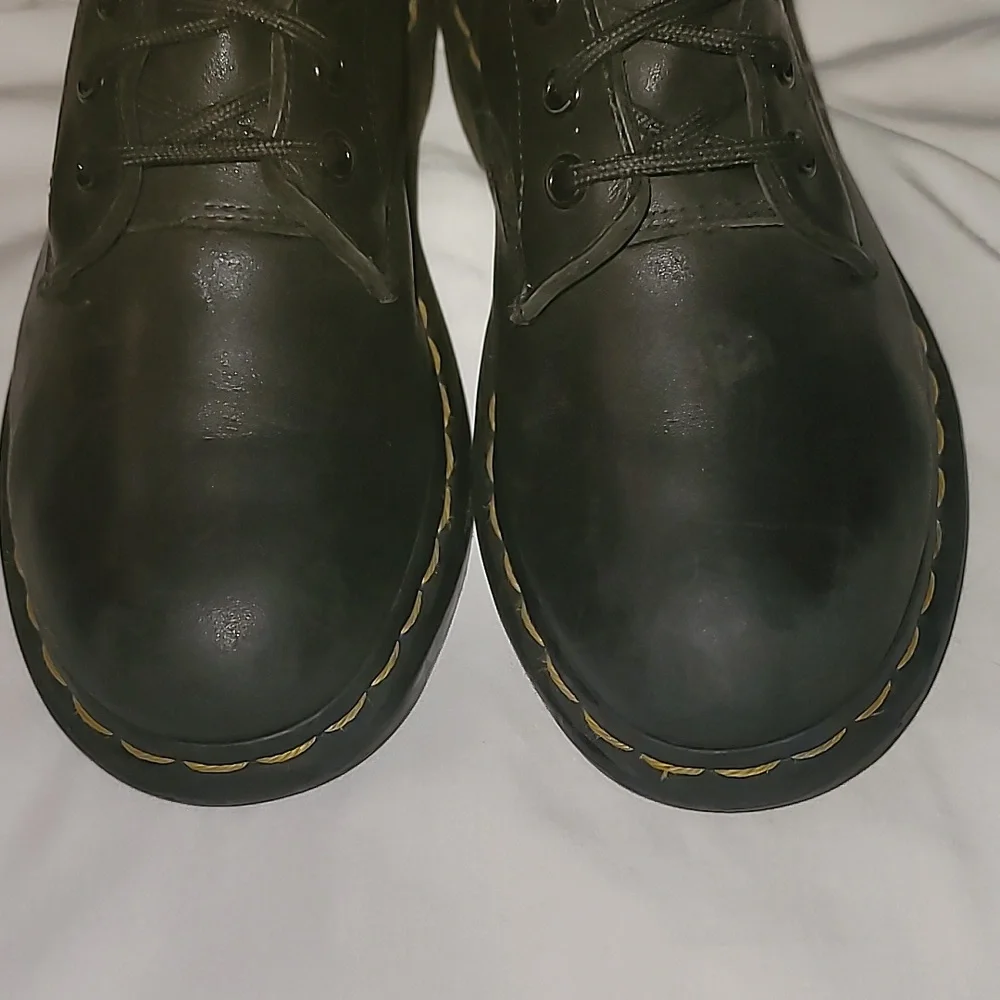 Dr. Martens Doc Marten Black Stomper Boots Punk 8i 1460 Juniors 4 Women's 5 Soft